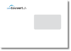 Couvert B5 mit Fenster rechts