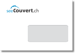 Couvert C6 mit Fenster rechts