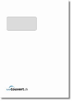 Couvert C4 mit Fenster links